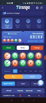 A chart showing the color prediction in Tiranga Game