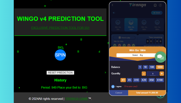 Step 7 Choose your bet and enjoy the excitement of the game!