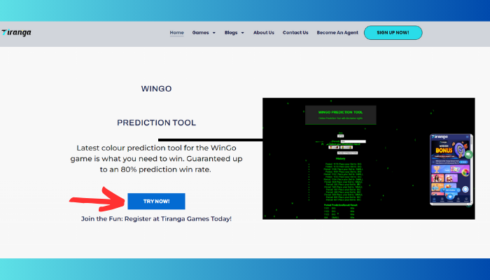 an image of step step by step tutorial on how to use wingo prediction tool