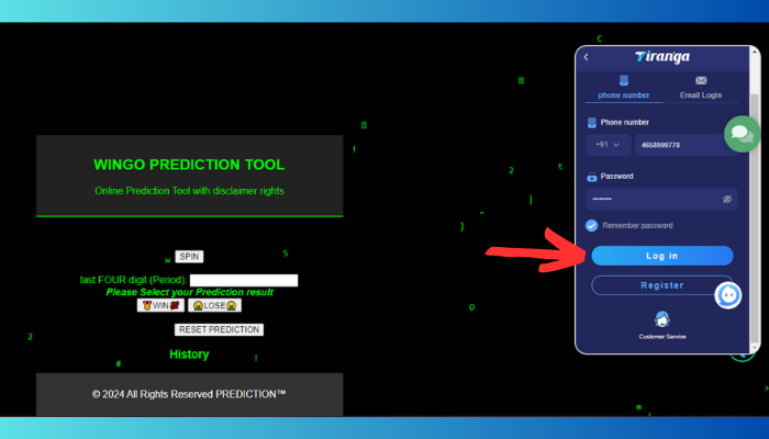 Go to our new launch WinGo Prediction Tool. There is a Tiranga App on the website for easy access to your Tiranga Games Account. 