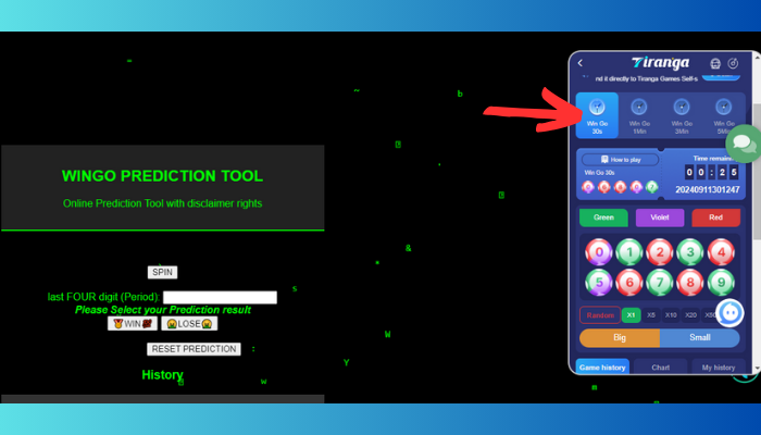 Go to our new launch WinGo Prediction Tool. There is a Tiranga App on the website for easy access to your Tiranga Games Account. 