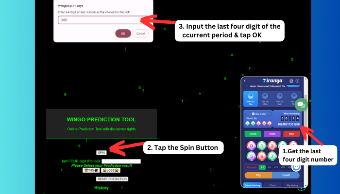 Go to our new launch WinGo Prediction Tool. There is a Tiranga App on the website for easy access to your Tiranga Games Account. 